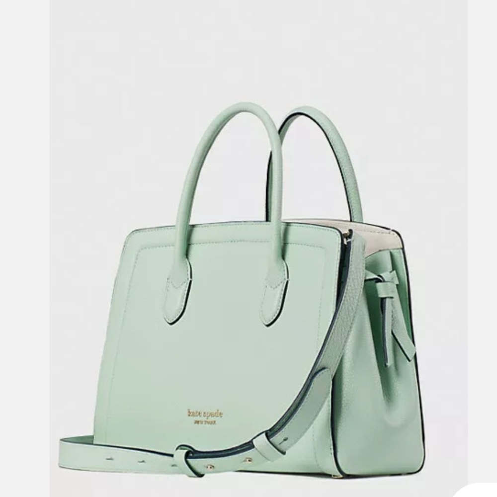 Kate Spade leather knott medium satchel bag